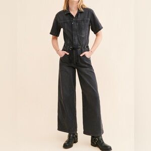 *We The Free Edison Wide-Leg Coverall in Nightlite